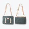 Waxed Canvas Messenger Bag - Gambar 3