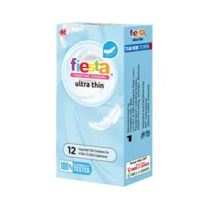 Fiesta Kondom Ultra Thin - 12 Pcs