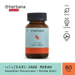 Herbana Relief Sari Jahe Merah – 60 Kapsul