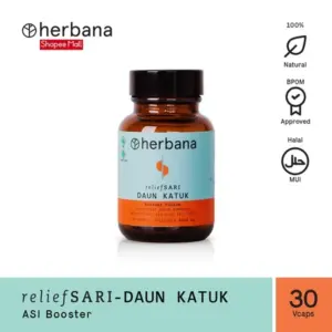 Herbana Relief Sari Daun Katuk – 30 Kapsul
