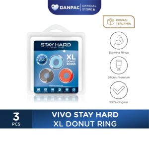 VIVO Stay Hard XL Donut Ring 3 Pcs