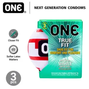 ONE® Kondom True Fit - 3 Pcs