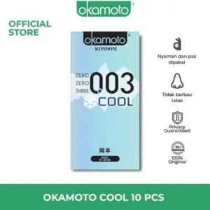 Okamoto Kondom Cool - 10 Pcs