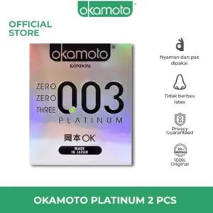 Okamoto Kondom Platinum - 2 Pcs