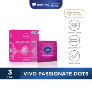 Vivo Kondom Passionate Dots - 3 Pcs