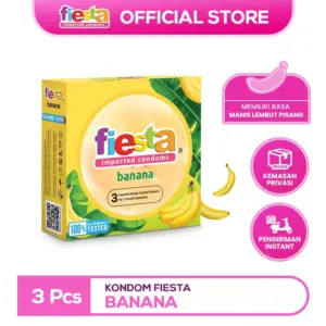 Fiesta Kondom Banana 3 Pcs