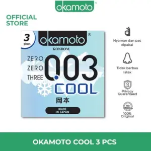 Okamoto Kondom Cool - 3 Pcs