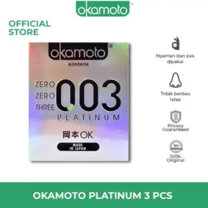 Okamoto Kondom Platinum - 3 Pcs
