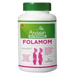 Andalan Nutrifemme Folamom Suplemen Ibu Hamil - 30 Pcs