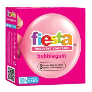 Fiesta Kondom Bubble Gum - 3 Pcs
