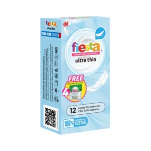Fiesta Ultra Thin 12's + Fiesta Intim Natural Gel 5ml 4's