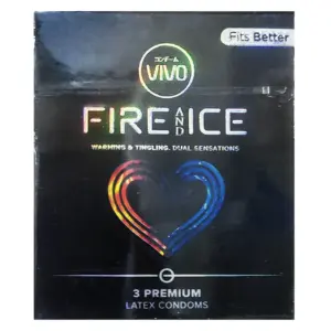 Vivo Kondom Fire and Ice - 3 Pcs