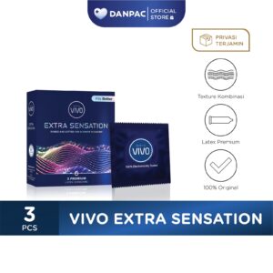 Vivo Kondom Extra Sensation - 3 Pcs