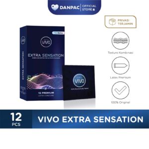 Vivo Kondom Extra Sensation - 12 Pcs