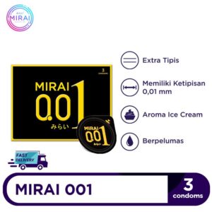Mirai Kondom 001 - 3 Pcs