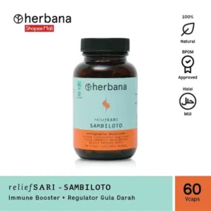 Herbana Relief Sari Sambiltoto – 60 Kapsul