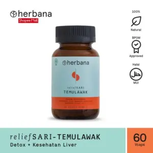 Herbana Relief Sari Temulawak – 60 Kapsul