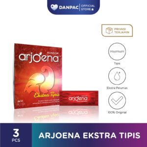 Arjoena Kondom Extra Tipis - 3 Pcs