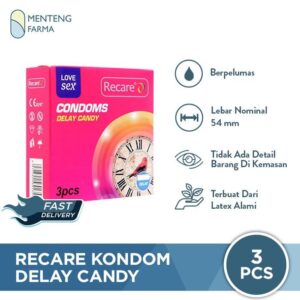 Recare Komdom Delay Candy - 3 Pcs