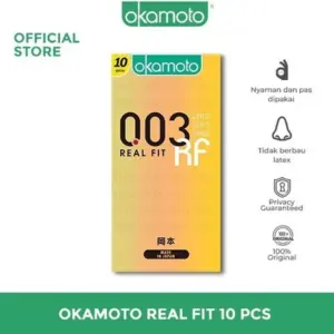 Okamoto Kondom 003 Real Fit - 10 Pcs