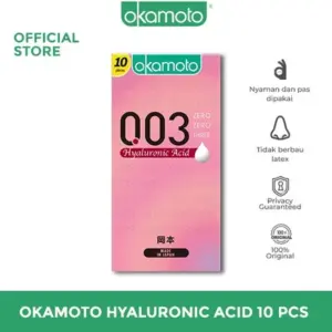Okamoto Kondom 003 Hyaluronic Acid - 10 Pcs