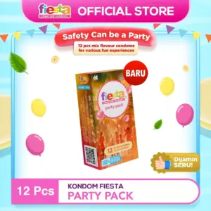 Fiesta Kondom Party Pack isi 12 Pcs / Berbagai Rasa