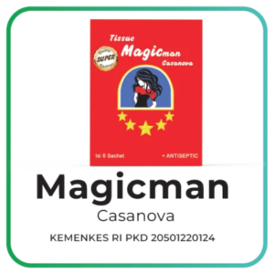 Tissue Super Magic Man Casanova - 6 Sachets