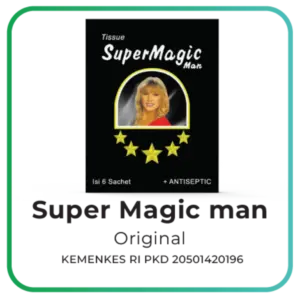 Tissue Super Magic Man Original - 6 Sachets
