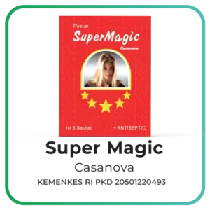 Tissue Super Magic Casanova - 6 Sachets