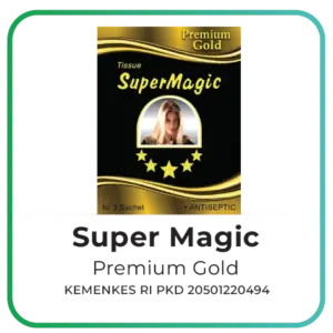 Tissue Super Magic Premium Gold - 3 Sachets