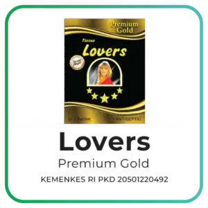 Tissue Magic Lovers for Men Premium Gold - 3 Sachets