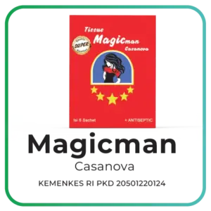 Tissue Magic Man Casanova - 6 Sachets